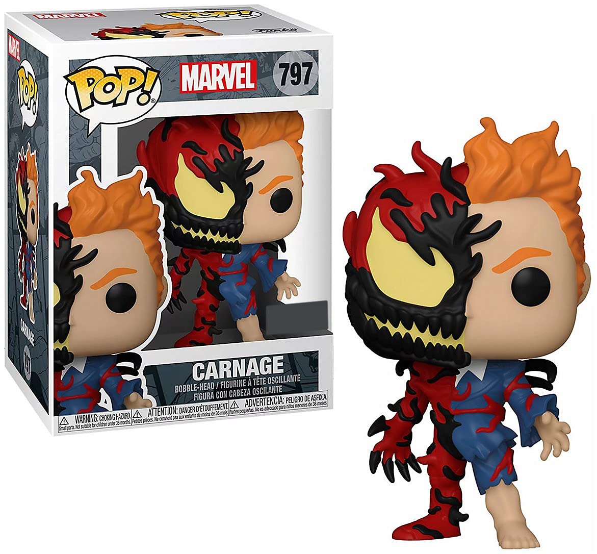 Amazon.com: Funko Marvel Pop! Carnage Vinyl Figure Hot Topic